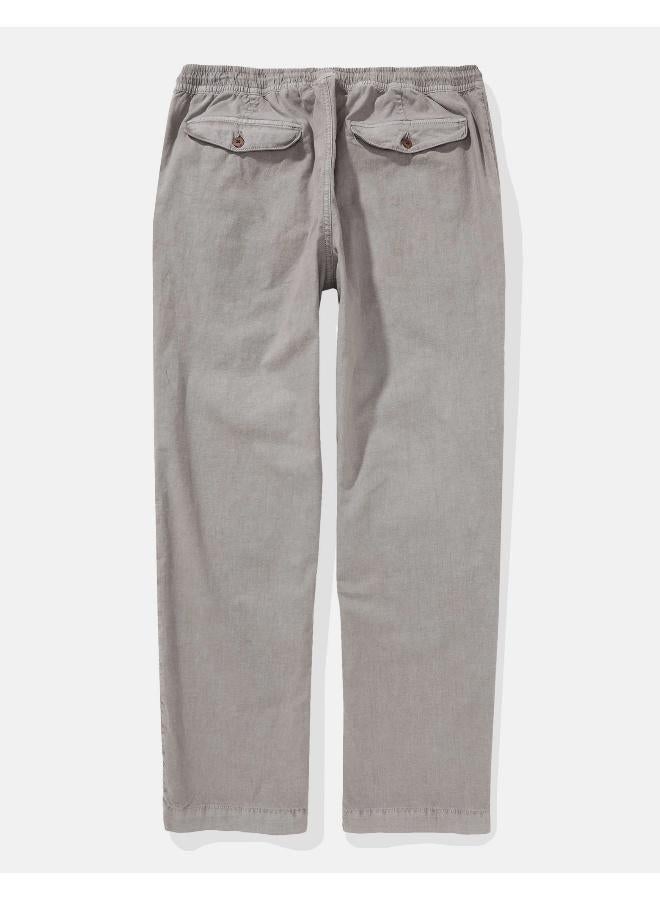 امريكان ايجل بنطلون رياضي مريح من الكتان بقصة مرنة - Image 2