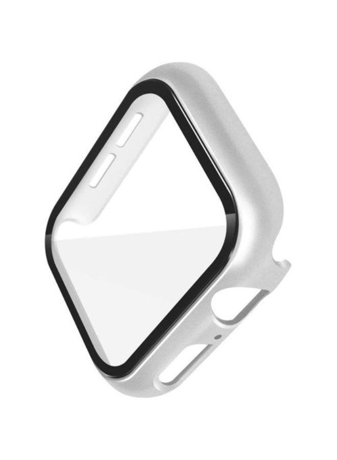 واقي شاشة الساعة - متوافق مع سلسلة 11 46 مم، مصنوع من مادة البولي كربونات الصلبة فائقة النحافة، مع حماية كاملة (46 مم - فضي) - Image 3