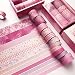 DAPUTOU 12 Rolls Washi Tape SetDecorative Plaid Pattern Washi Masking Tape Sets for CraftKidsScrapbookDIYGift Wrapping - Image 2