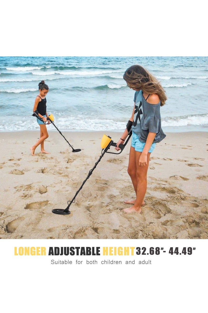 Generic Metal Detector High Precision Metal Jewelry Treasure Hunter Gold Digger Metal Detecting Tools with All Metal & Disc Mode Waterproof 8-Inch Coil Earphones and Plastic Shovel - Image 4