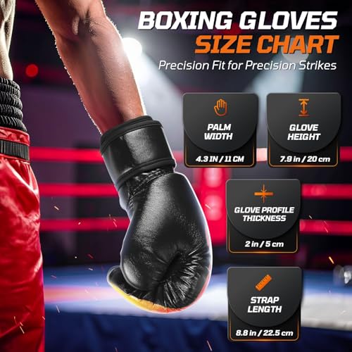 Flexzion Boxing Gloves for Kids 4oz – Black Training Punching Bag Mitts, Kid Boxing Gloves with Faux Leather & Wrap-Around Wrist Protection for Boys & Girls Ages 3-8 Years - Image 4