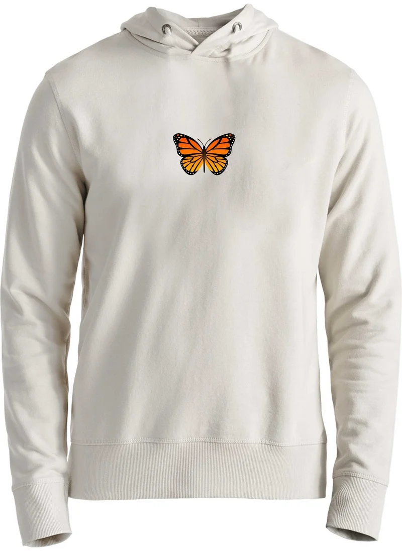 Alfa Tshirt Animal Butterfly Printed Ecru Kids Sweatshirt