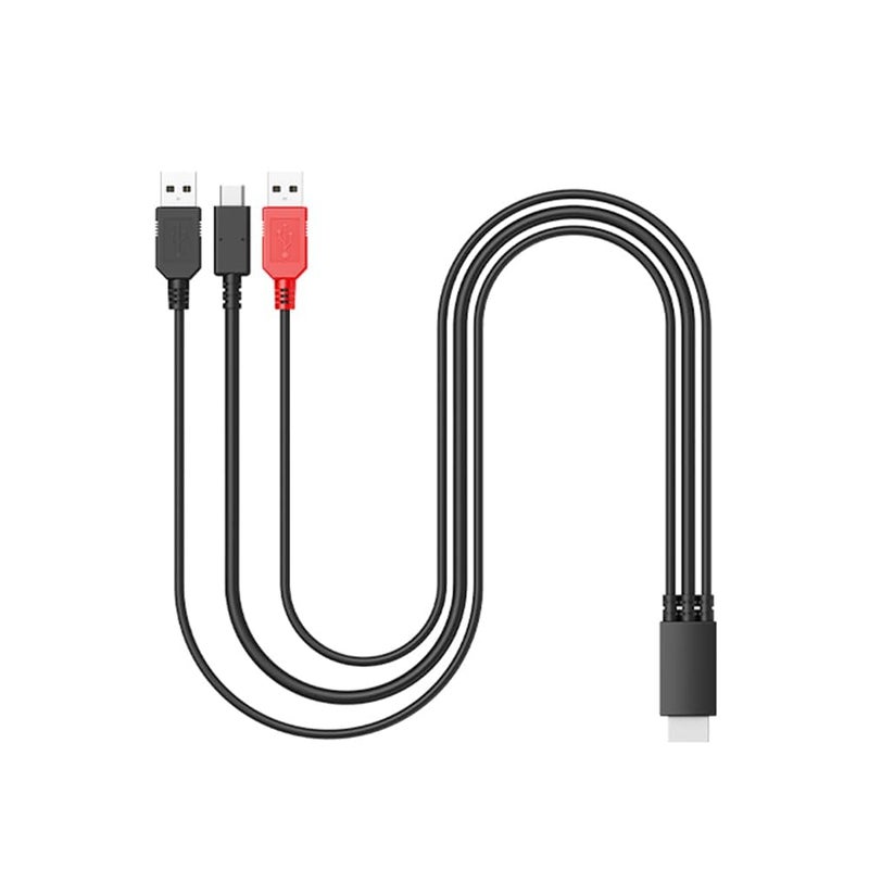 XP-PEN كابل XP-Pen SPE40 3 في 1 لجهاز XPPen Artist 12 Pro/13.3(Pro)/15.6(Pro)، Artist 13.3 Pro V2/15.6 Pro V2 لوح الرسم - كابل عرض القلم الإبداعي - Image 1