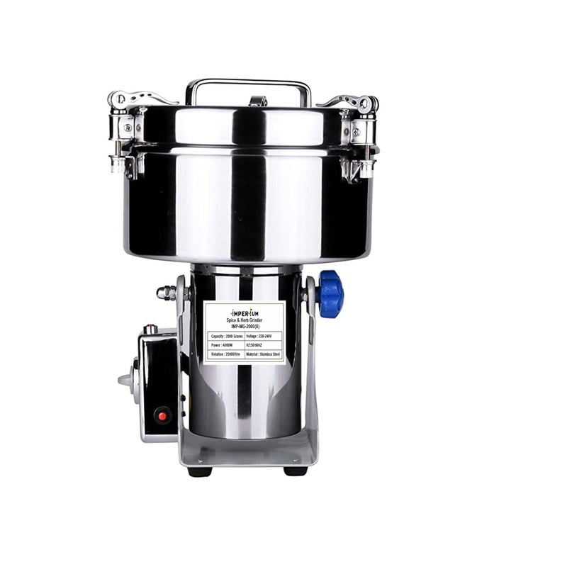 IMPERIUM IMPERIUM Food Grade Stainless Steel Portable Masala Grinder with 1Year Warranty Suitable for Dry Grinding Spices and Millets 2 KG  - Image 1