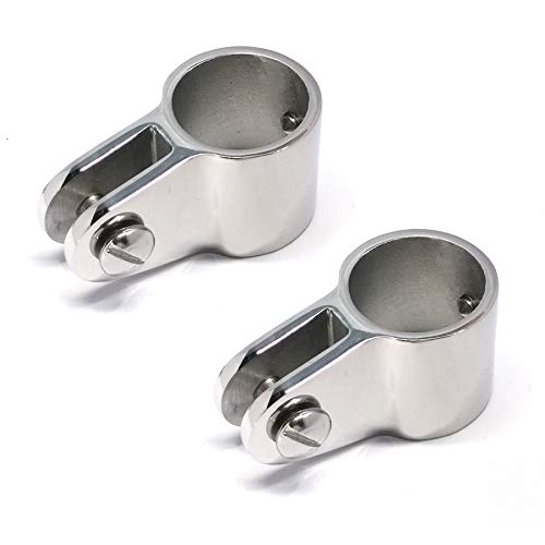 keehui Pair of Marine Grade 316 SS 7/8"I.D.Bimini Top Jaw Slide Boat Hardware Fitting For 7/8" (22.2mm) Round Tube - Image 1