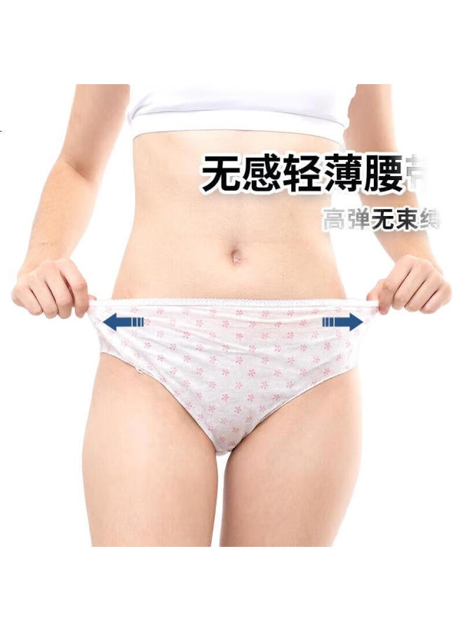 Free Go Disposable Underwear, Double-Layer Paper Panties, 7 Individually Wrapped, No-Wash, For Pregnant Women, Travel, Business Trips, Vacations, Outdoor Activities, Women'S Xl - Image 2