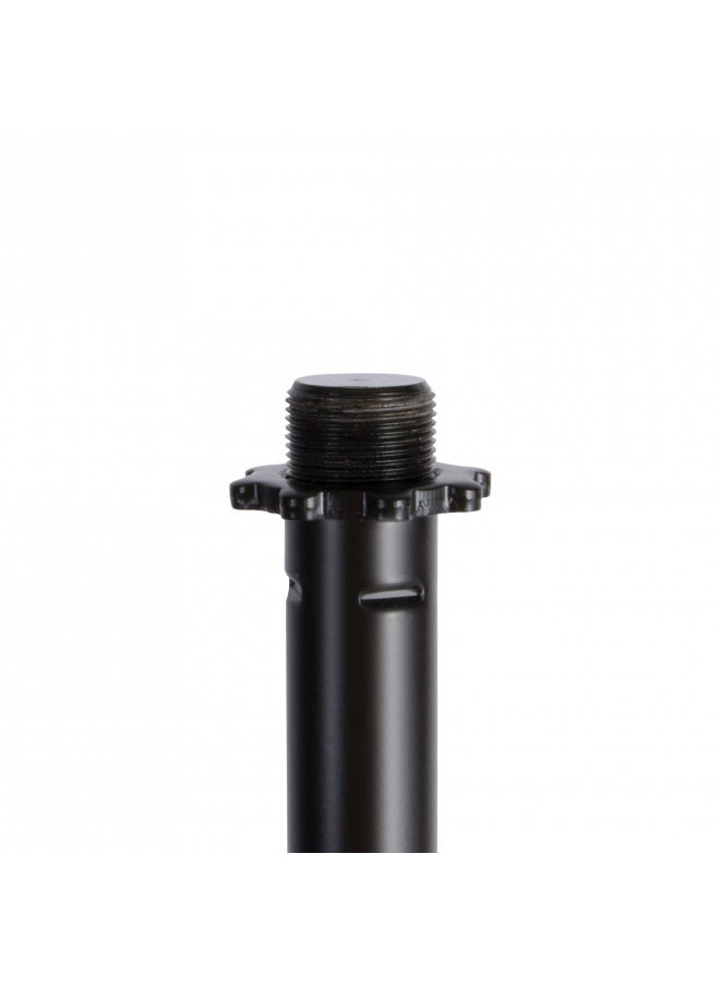 OnStage - On-Stage MS7700B Tripod-Base Mic Stand (Setup for Vocal and Instrument Microphones, Adjustable Height, 5/8-27 Threading, Portable, Folding, Nonslip Rubber Feet, Cable Clip, Steel, Black) - Image 1