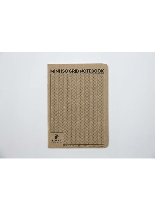 Koala Tools | Circular Grid (Polar Coordinate) Graph Paper Notebook 3-Pack 2. Isometric Grid KT-19 - Image 3