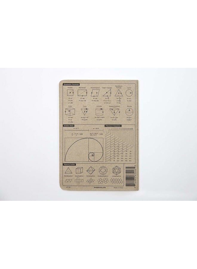 Koala Tools | Circular Grid (Polar Coordinate) Graph Paper Notebook 3-Pack 2. Isometric Grid KT-19 - Image 4