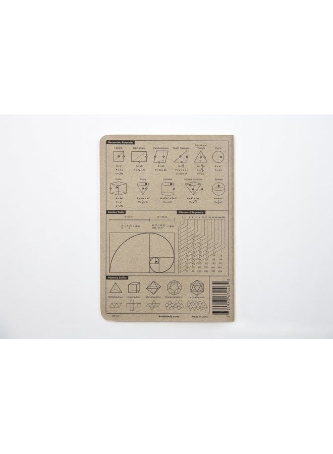 Koala Tools | Circular Grid (Polar Coordinate) Graph Paper Notebook 3-Pack 2. Isometric Grid KT-19 - Image 5