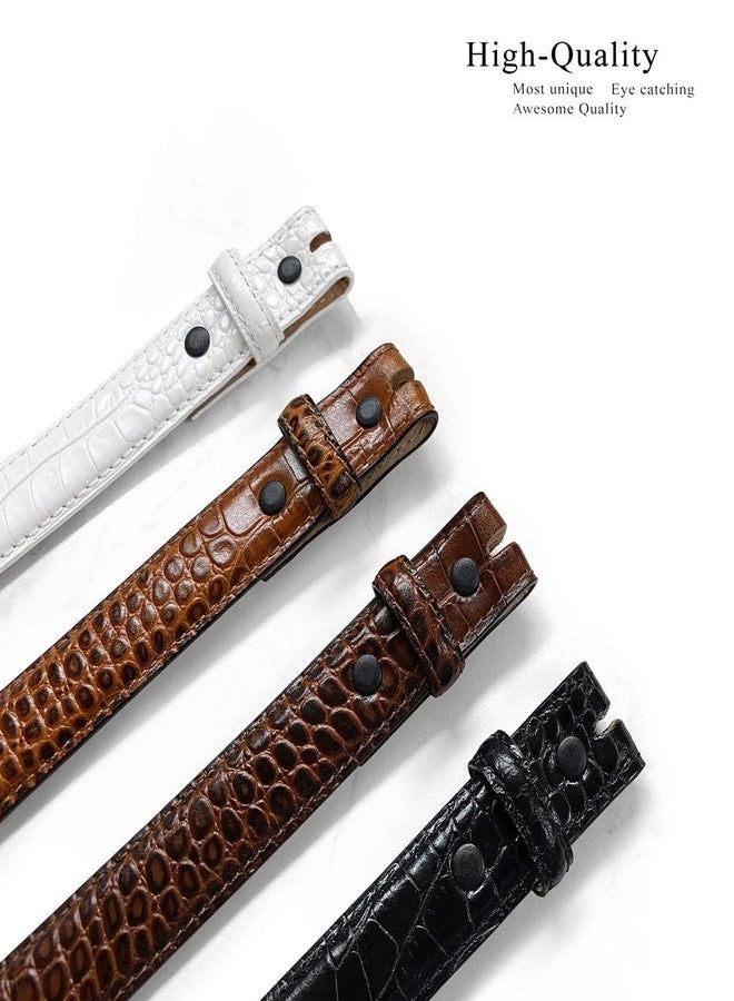 بيلتس.كوم حزام رسمي من جلد العجل الإيطالي الأصلي مع أزرار كبس، عرضه 1 بوصة (25 مم) (أسود ناعم، 36) - Image 3