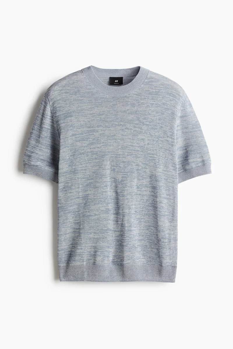 H&M Regular Fit Fine-knit T-shirt