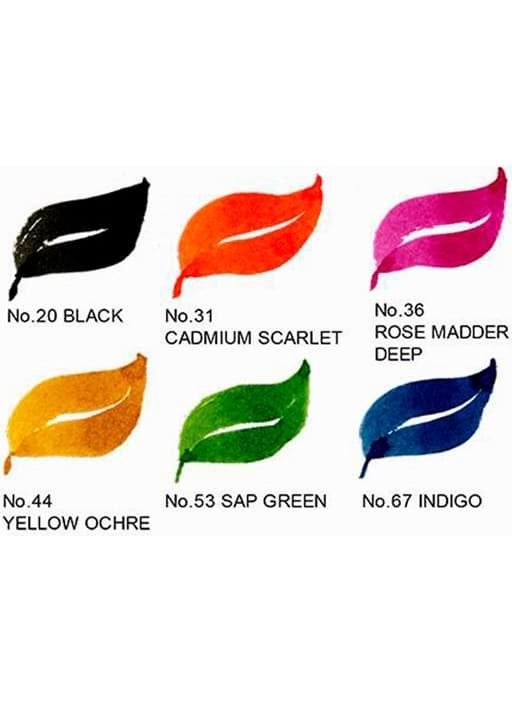 Zig Cambio Tambien Pen Brush Tip Pen Set B 6 Colors  - Image 4
