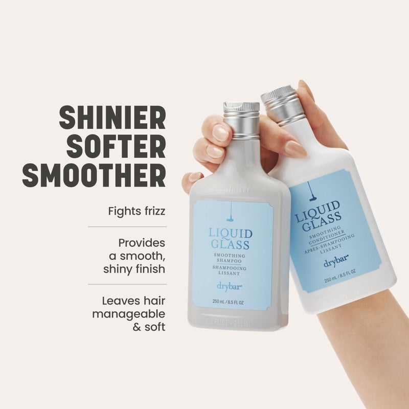 Drybar Liquid Glass Smoothing Conditioner - Travel Size | Reduces Frizz, Adds a Smooth & Shiny Finish, Lightweight Formula for all Hair Types, Vegan & Cruelty Free - Image 3