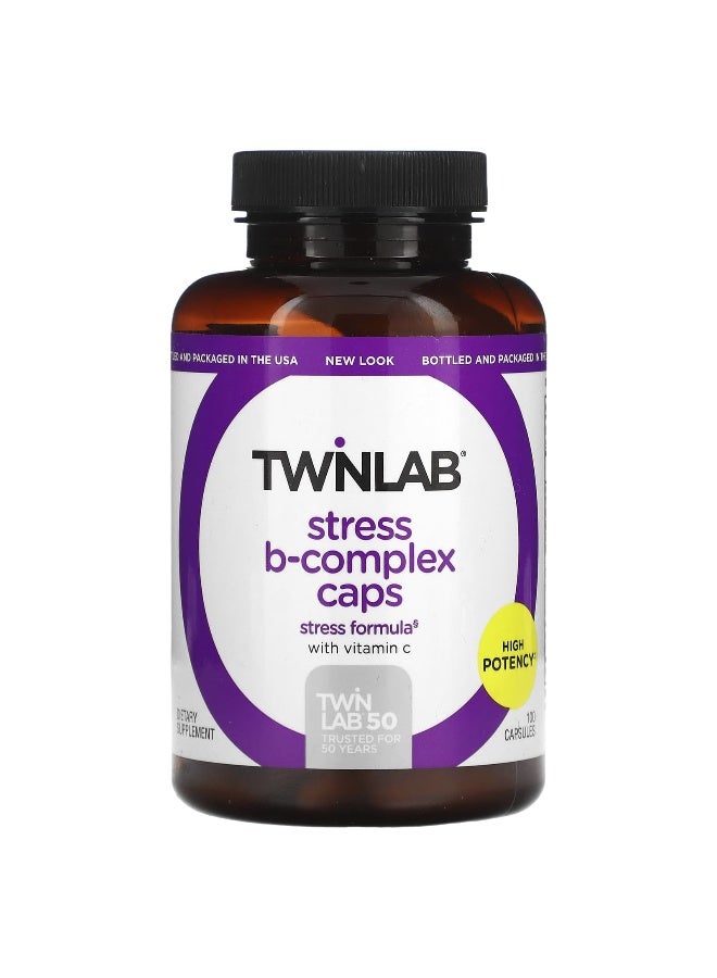 Twinlab, Stress B-Complex Caps, 100 Capsules (Packaging may vary) - Image 1