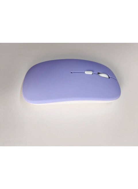 Wireless Optical Mouse 1600dpi High Resolution Usb Interface For Laptop Desktop Computer-Color:2.4g Glowing Version Purple