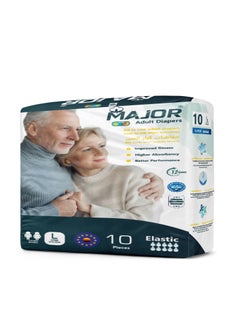 MAJOR Major adult diapers- 10pcs- size Large  - Image 1