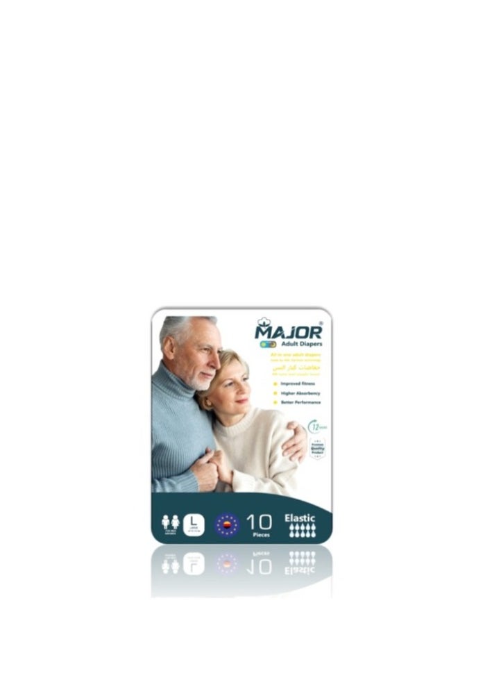 MAJOR Major adult diapers- 10pcs- size Large  - Image 2