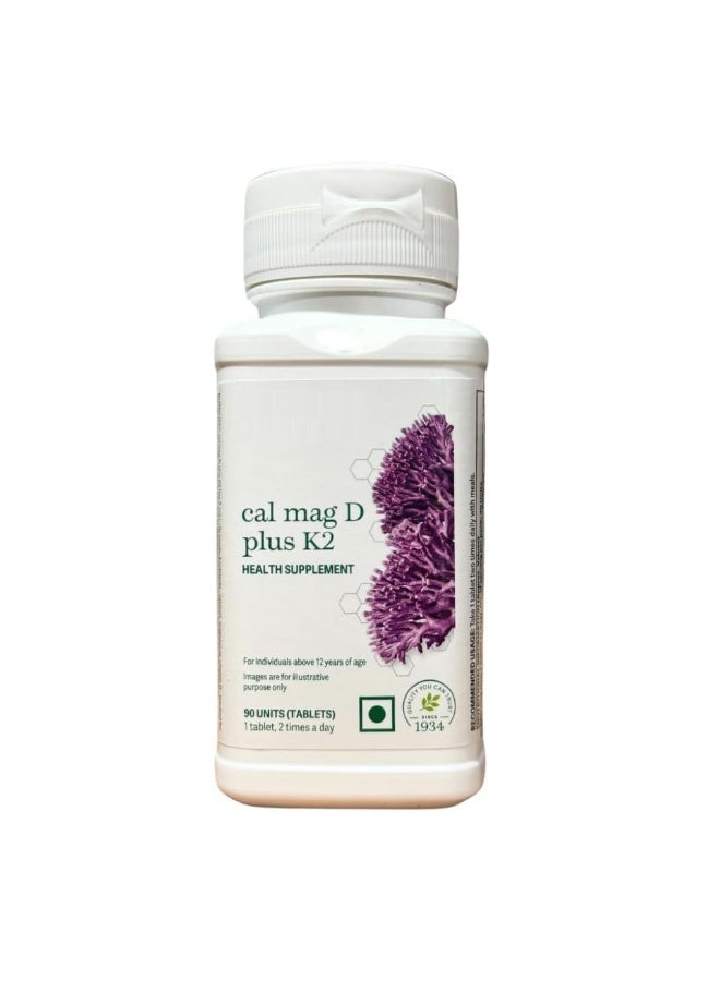 نوتري لايت مكملات Nutrilite Cal Mag D Plus K2 الصحية (90 قرصاً) - Image 1