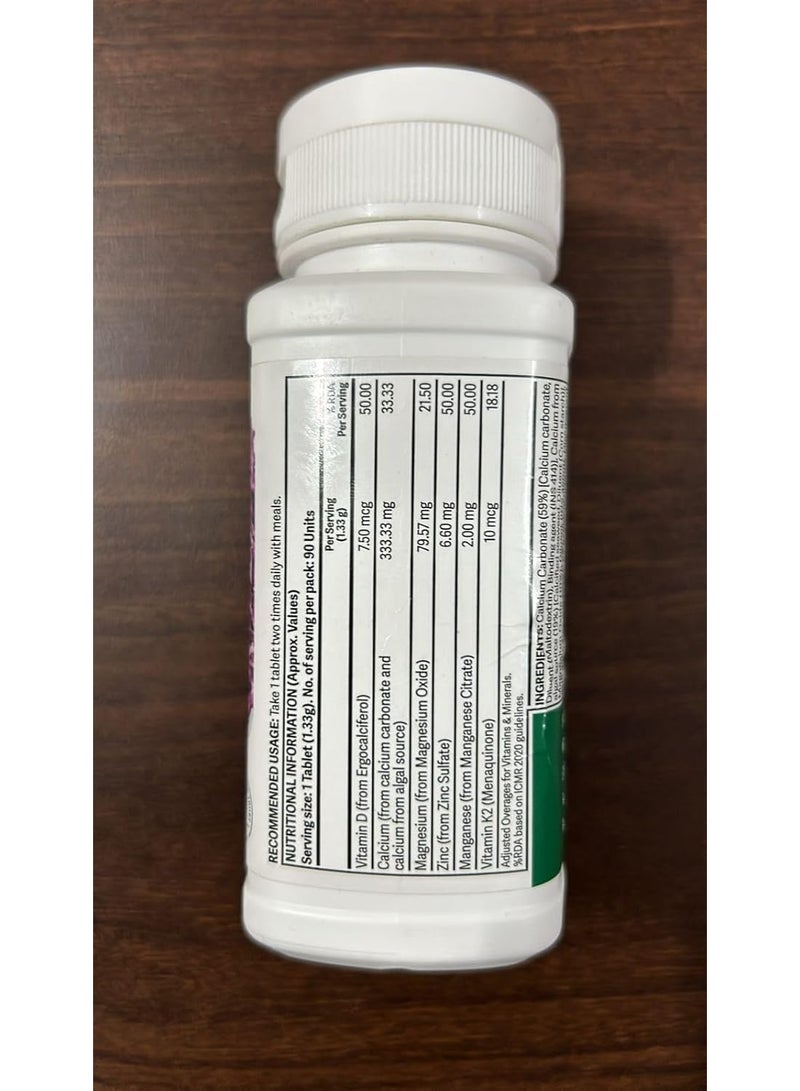 نوتري لايت مكملات Nutrilite Cal Mag D Plus K2 الصحية (90 قرصاً) - Image 3