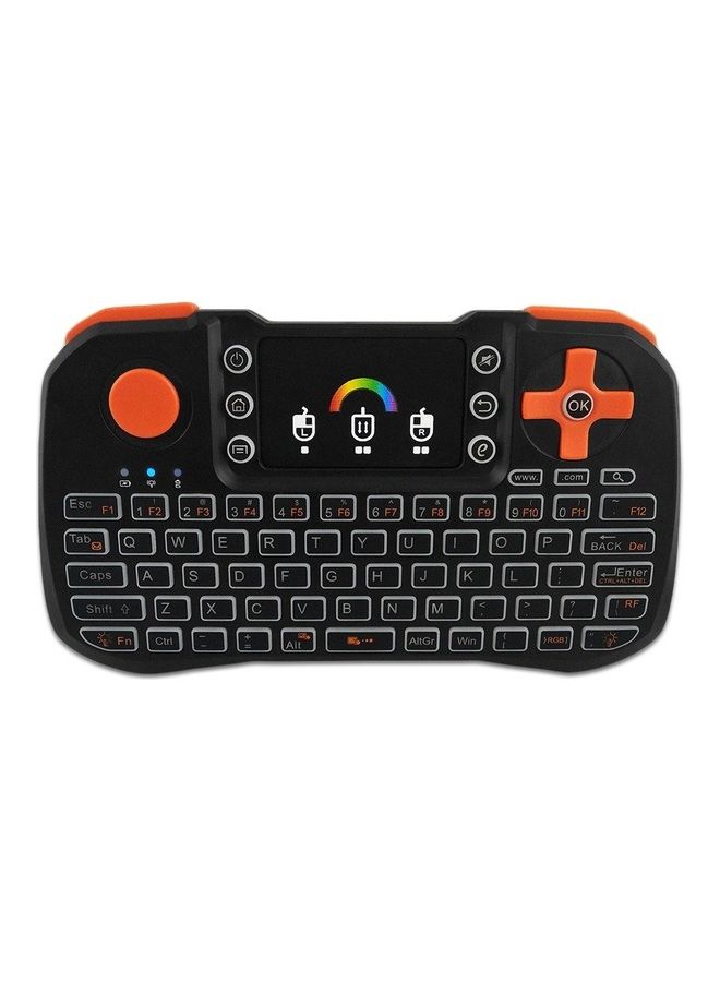 NIBEMINENT 2.4GHz Wireless Touchpad Keyboard Mouse Multicolour - Image 1