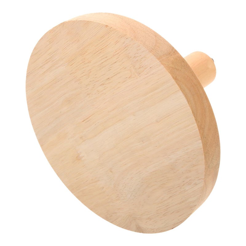 Diy Mannequin Head Support Stand Solid Wood Display Base Hair Styling Craft Projects Cosmetology Training - Image 2