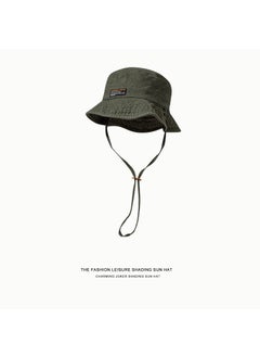 Generic Reversible Camping Cap Unisex Fashion Bucket HatDouble-sided Cargo Hat-Army Green Double-sided Cargo Hat-Army Green 