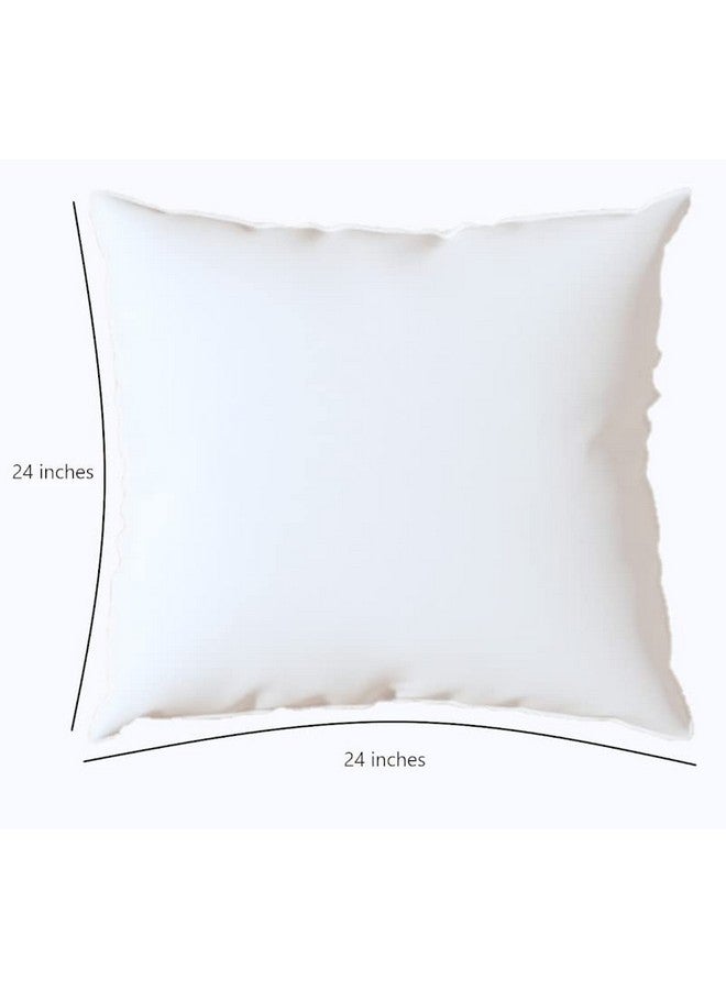 GUFFAW Guffaw Polyester Microfiber Hotel Quality Luxurious Cushion fillers for Sofa and Bed (24, 4)  - Image 3