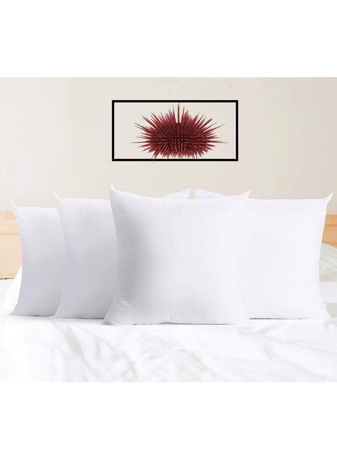 GUFFAW Guffaw Polyester Microfiber Hotel Quality Luxurious Cushion fillers for Sofa and Bed (24, 4)  - Image 2