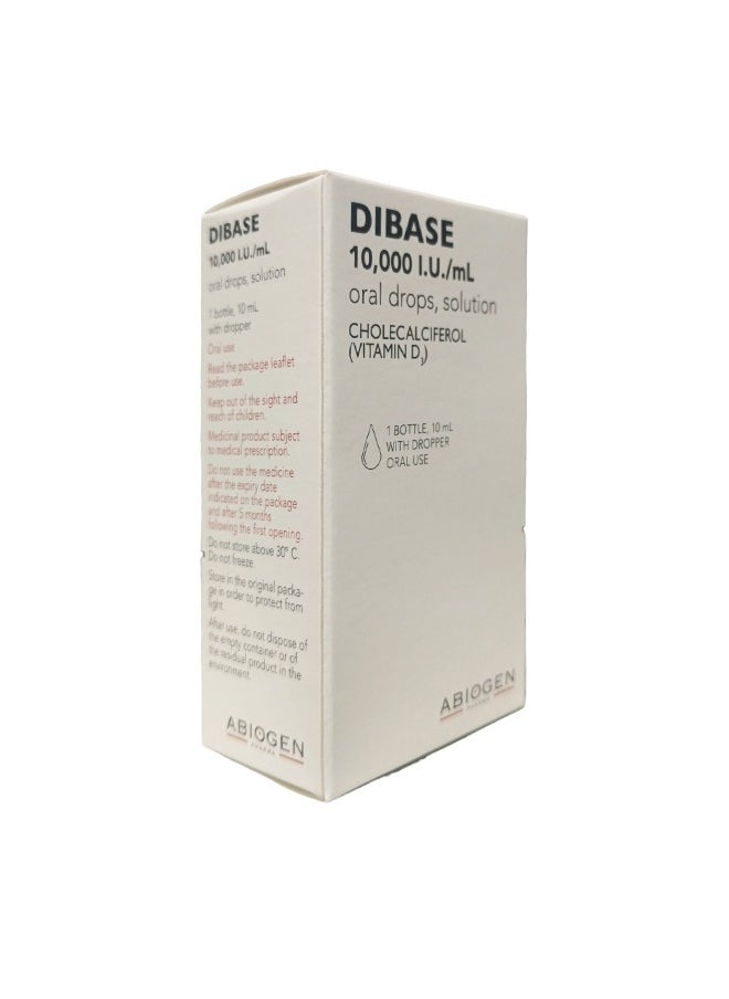 Dibase - 10,000 IU/ML Oral Drops: Unlocking Sunshine in Every Drop 10 MLa - Image 1
