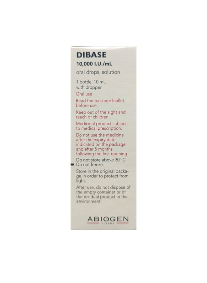 Dibase - 10,000 IU/ML Oral Drops: Unlocking Sunshine in Every Drop 10 MLa - Image 1