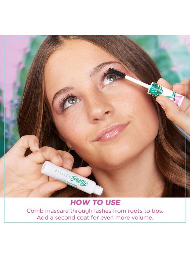 Petite 'N Pretty Petite 'n Pretty Fully Feathered Volumizing Mascara - Non-Toxic Makeup for Kids, Tweens and Teens - Adds Instant Thickness and Definition  - Image 3