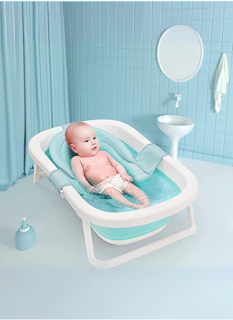 Moms Magic Soft Baby Bath Cushion - Polyester Bathing Support for Babies - 64x55cm, Easy Care  - Image 2