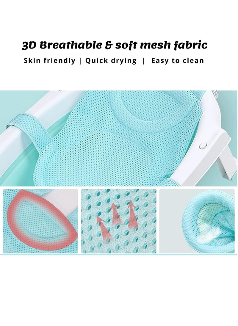 Moms Magic Soft Baby Bath Cushion - Polyester Bathing Support for Babies - 64x55cm, Easy Care  - Image 4