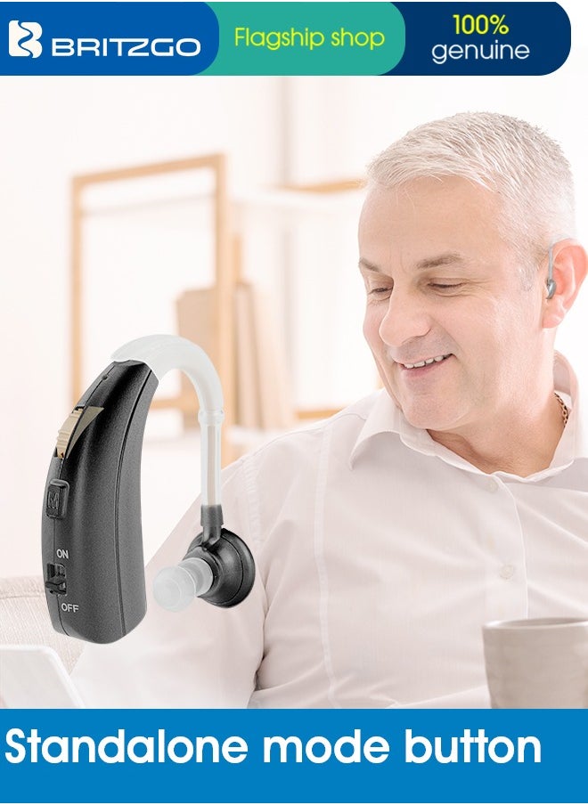 Britzgo Hearing Aid VHP-1301 Rechargeable Wireless Amplifier For The Elderly Adult Rechargeable Deaf  - Image 1