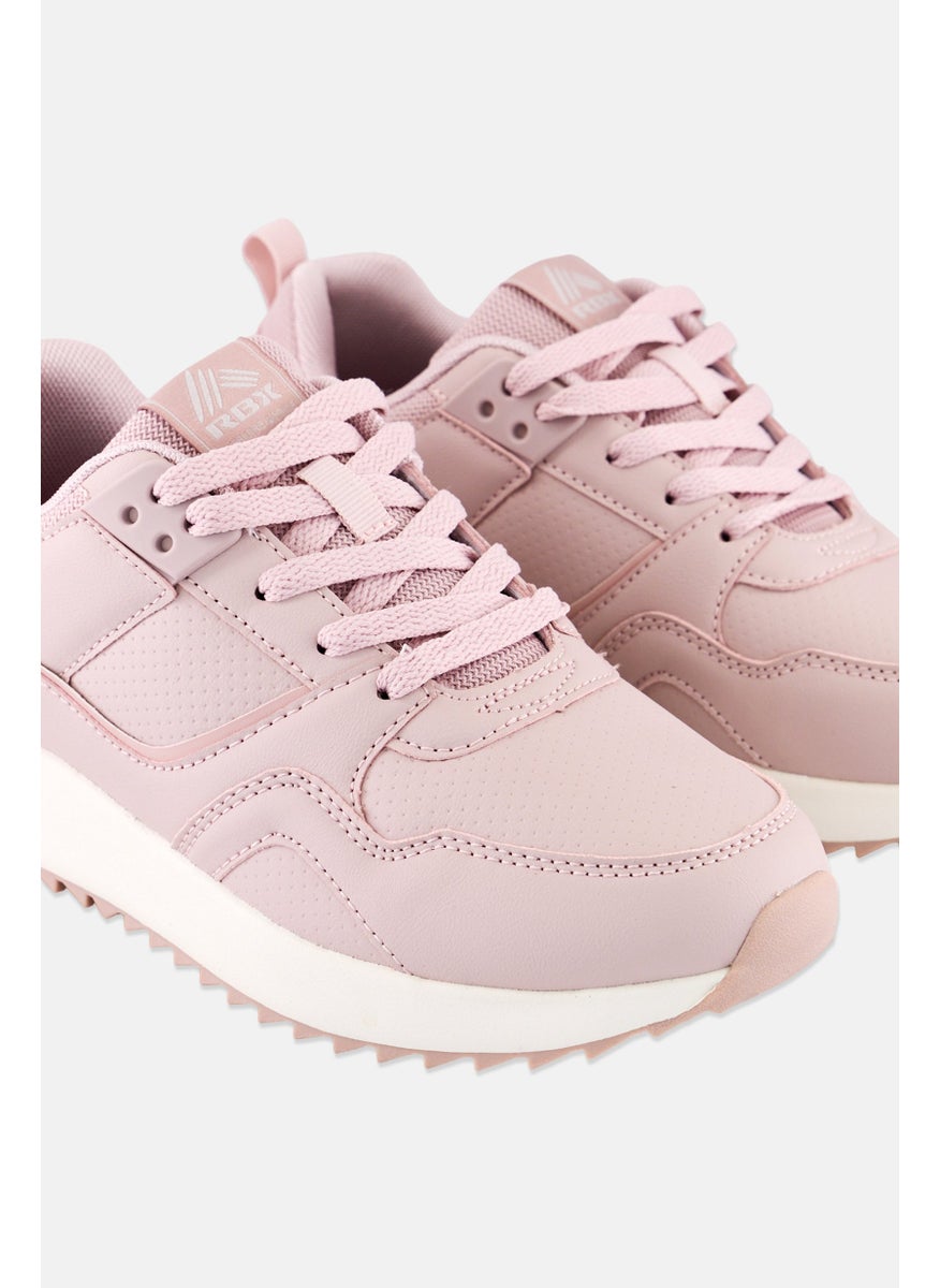 RBX Women Lace Up Running Shoes, Light Pink  - Image 3