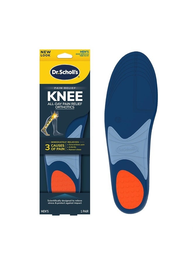 Dr. Scholl's Knee Pain Orthotics for Men Shoe Size 8-14  - Image 1
