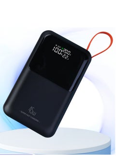 xinzhen Power Bank 20000mAh, PD45W Dual-Direction Charging, Laptop Charging Support Purple Black  - Image 1