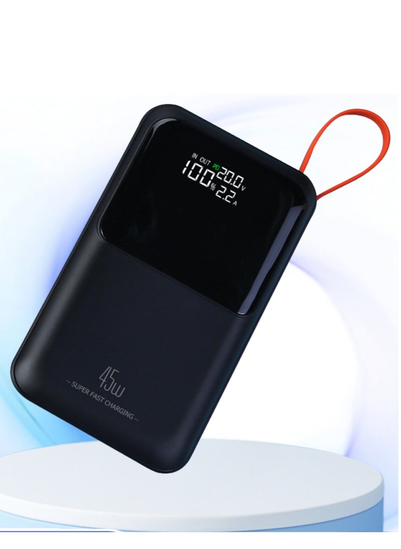 xinzhen Power Bank 20000mAh, PD45W Dual-Direction Charging, Laptop Charging Support Purple Black  - Image 1