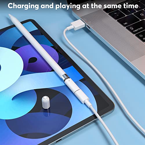 ASKUBSKU Charging Adapter for Apple Pencil 1st Generation 3 Pack, Charge Connector Compatible with Apple iPad Pencil Female to Female Cable Connector for iPencil 1st Generation - Image 4