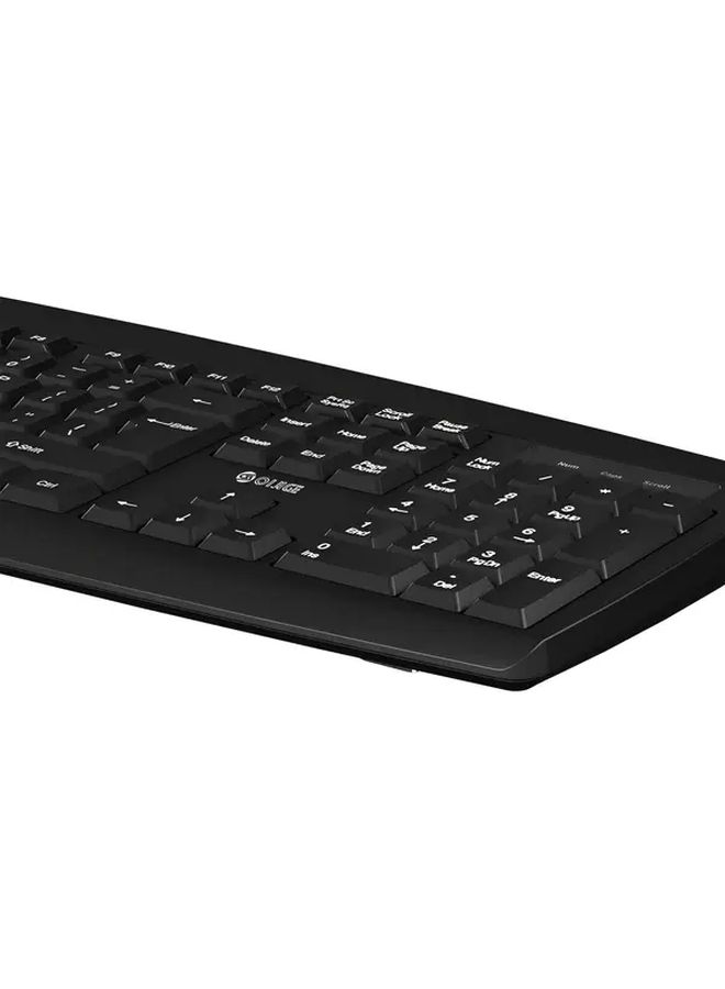 KM100 Silent Keyboard and Mouse Set USB Office Ergonomic Anti Slip Matte Surface - Image 4