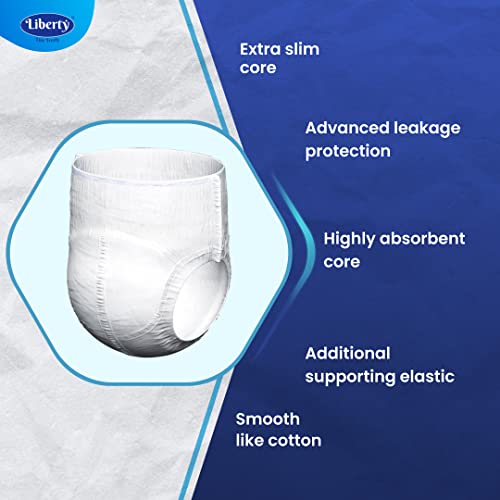 Liberty Eco Adult Diaper Pants Unisex, Medium 2x20 Pcs, Waist Size (61-115 cm | 24-45 Inches) (Pack of 2) - Image 2