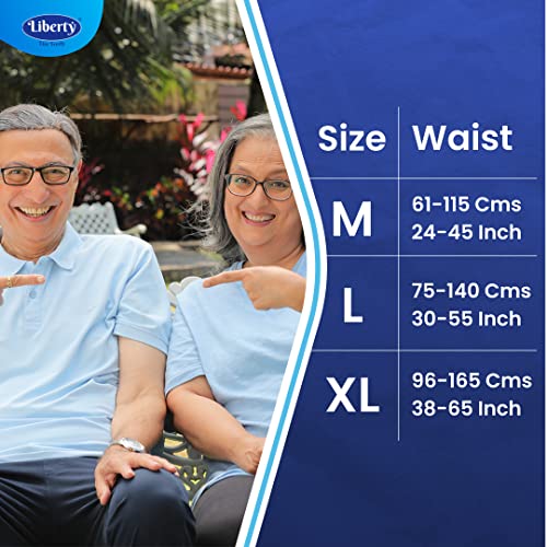 Liberty Eco Adult Diaper Pants Unisex, Medium 2x20 Pcs, Waist Size (61-115 cm | 24-45 Inches) (Pack of 2) - Image 3