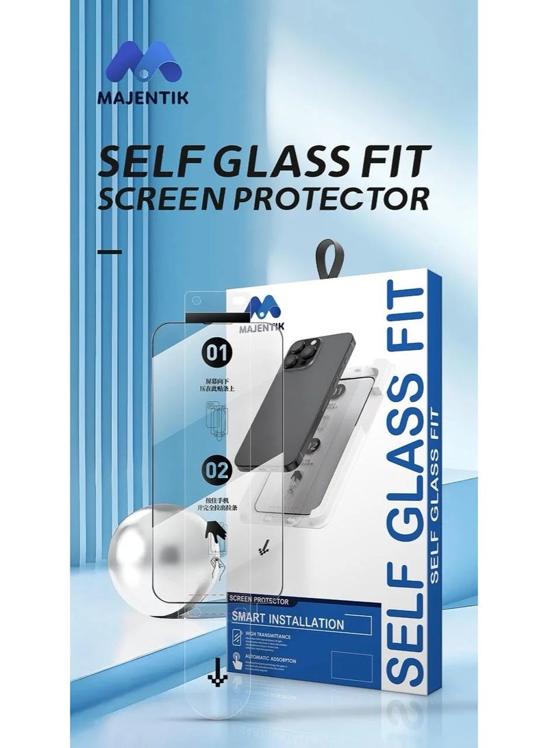majentik screen  S25 PLUS protector Self Glass Fit Screen Protector - Image 1