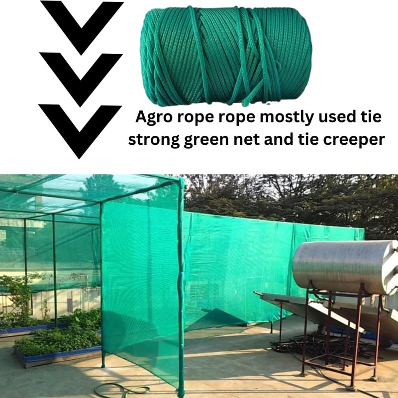 Petalzone Nylon Rope 120 Meters UV Coated 3mm Thickness for Shade Net Stitching Creeper Nets Making and Gardening Purpose (Pack of 2) - Image 5