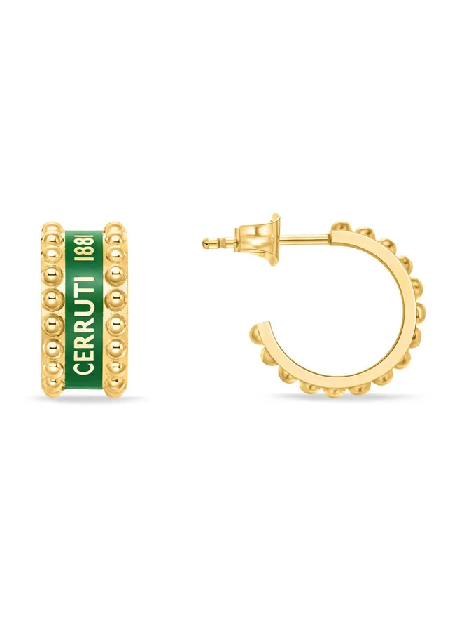 شيروتي 1881 Gaetana Gold Plated Earring For WomenCIJLE0009802