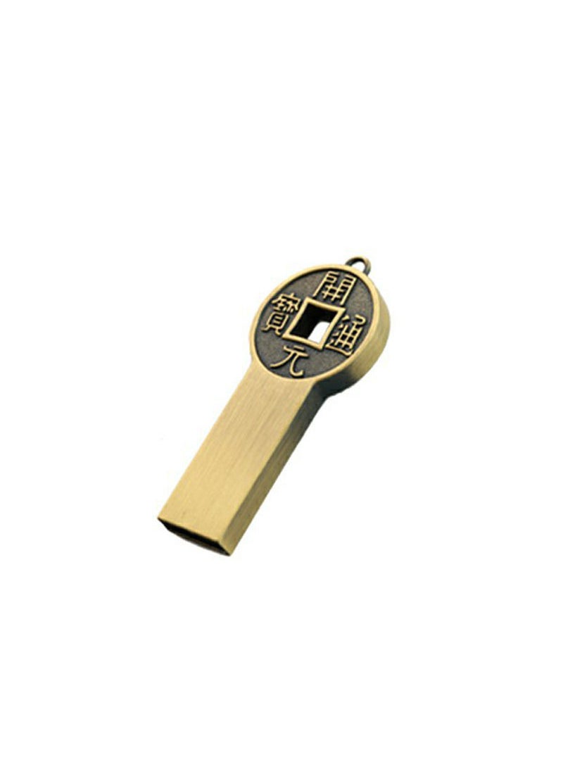 U disk wholesale 16G Chinese wind car high-speed USB 32G advertising lettering enterprise exhibition bidding team gifts Bronze 