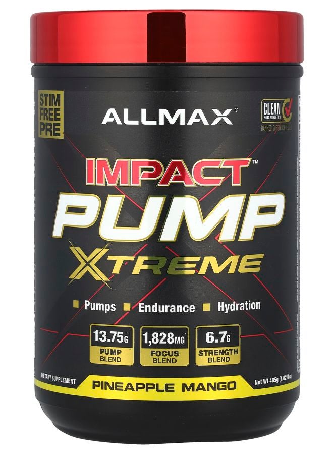 Allmax IMPACT™ PUMP XTREME Pineapple Mango 1.02 lbs (465 g)