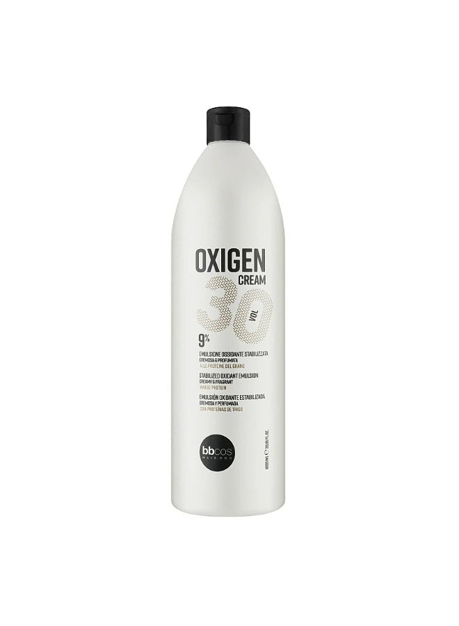 Bbcos Hair Pro Keratin Cream Developer Oxigen Cream for Rich Hair Colour | 30 Vol. 9%  1000 ml