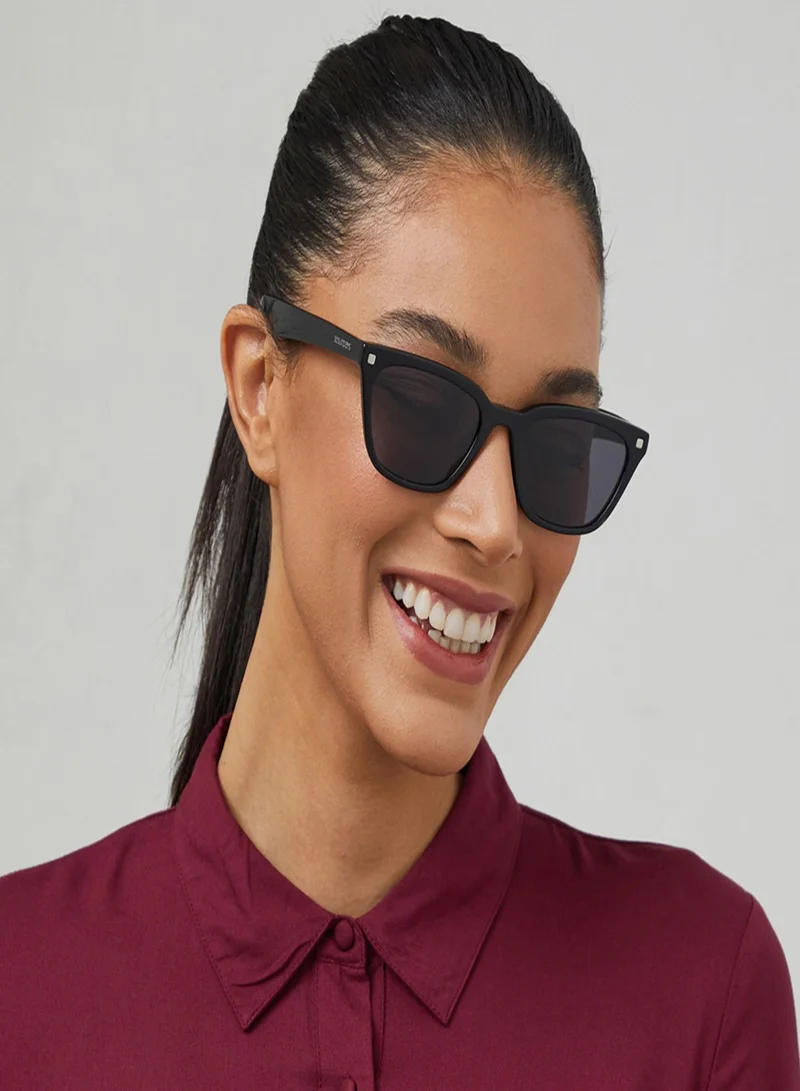 30Sundays 30Sundays THALIA Women's Cat Eye Sunglasses, Black
